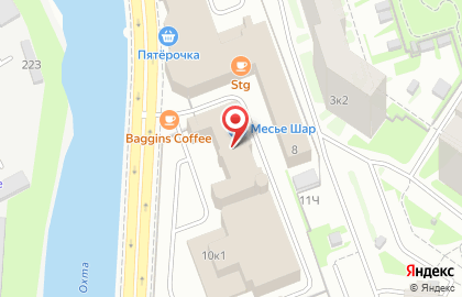 Экспресс-кофейня Baggins Coffee на проспекте Шаумяна на карте