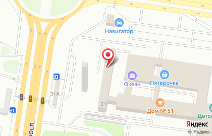 Телекоммуникационная компания Ростелеком на Московском проспекте на карте