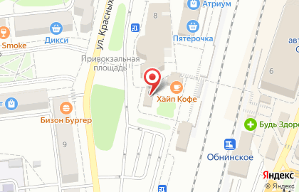 Кафе фастфудной продукции на улице Красных Зорь на карте