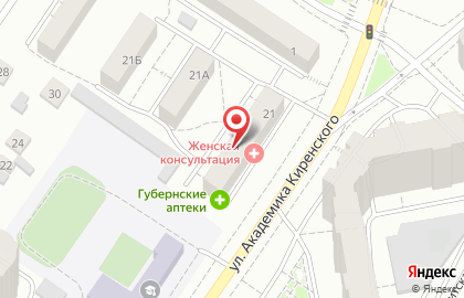Компания К2 Снабжение на улице Академика Киренского на карте