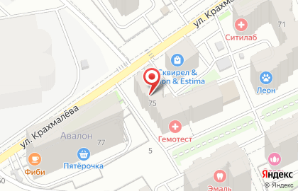 Медицинская лаборатория Гемотест в Советском районе на карте