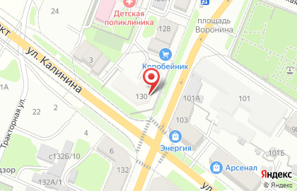 Тепловодосервис на Комсомольской на карте