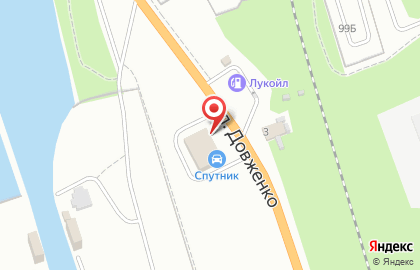 Магазин автотоваров Спутник в Красноармейском районе на карте