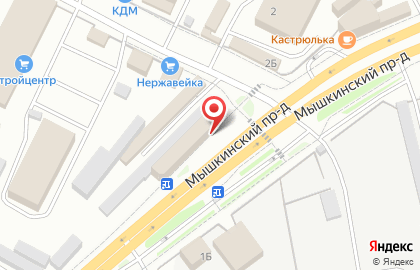 Магазин СтройВиза в Кировском районе на карте