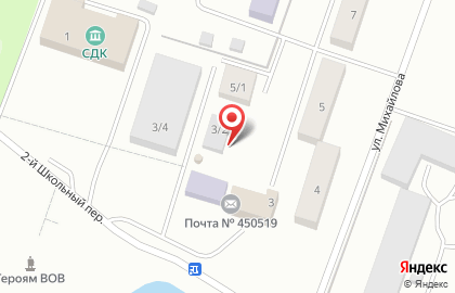 Продовольственный магазин на ул. Михайлова, 5 к2 на карте