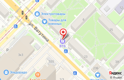 Банкомат ВТБ в Новосибирске на карте