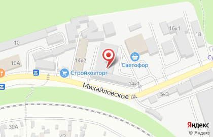 Мебельный салон в Ставрополе на карте