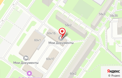 Многофункциональный центр в Санкт-Петербурге на карте