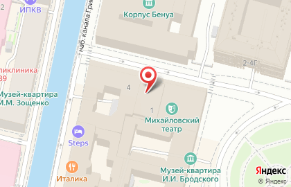 Михайловский театр оперы и балета на карте