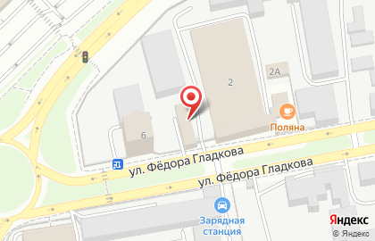 Автокраски на улице Фёдора Гладкова на карте