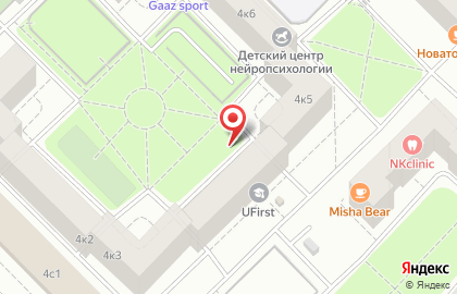 Киоск по продаже хлебобулочных изделий, Гагаринский район на улице Строителей на карте