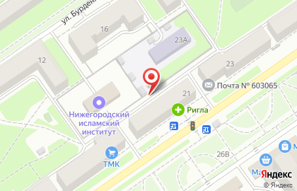 Аптека Аптекарь-НН в Автозаводском районе на карте