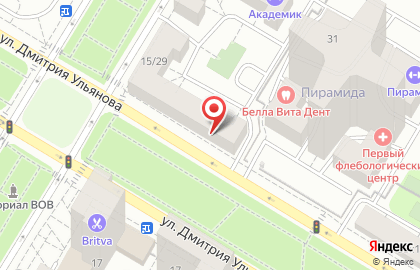 Магазин алкогольной продукции Вино & Vino на улице Дмитрия Ульянова на карте