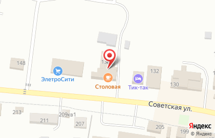 Пищевик на Советской улице на карте