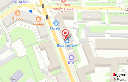 Ханты-Мансийский Банк Открытие на Большой Санкт-Петербургской улице на карте