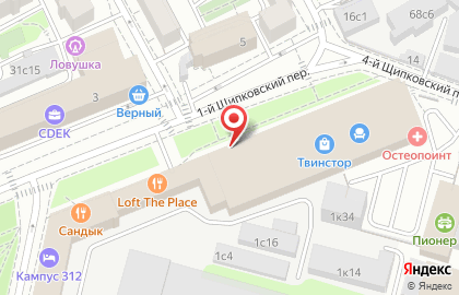 Официальный дилер KAHRS Лидер-Паркет в 1-м Щипковском переулке на карте