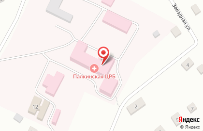 Филиал в рп. Палкино Палкинская районная больница на улице Строителей на карте