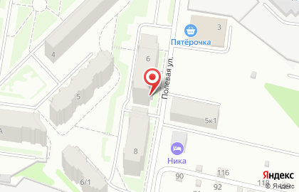 Ветеринарная клиника ВетПроффи на Полевой улице в Кстово на карте