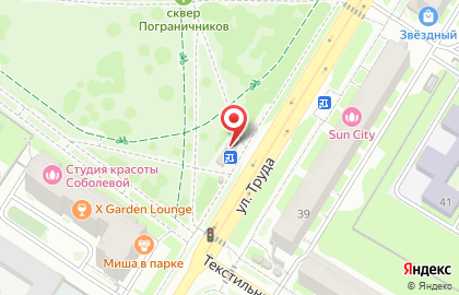 Магазин Цветы 24 часа на улице Труда на карте