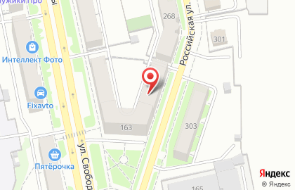Сеть продовольственных магазинов Бас-Авто в Советском районе на карте
