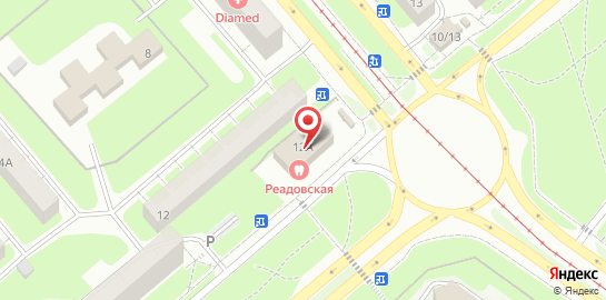 Стоматологическая клиника Реадовская на карте