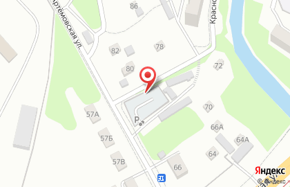 Автостоянка в Хабаровске на карте