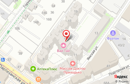 Салон тайского массажа и СПА Вай Тай в Октябрьском районе на карте