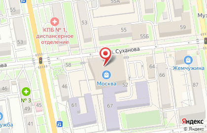 Студия стиля Kira Plastinina на улице Суханова на карте