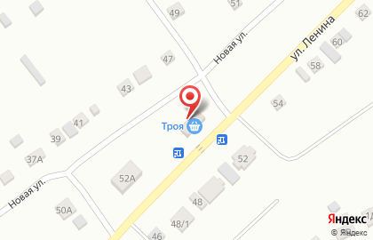 Магазин Троя на Новой улице на карте