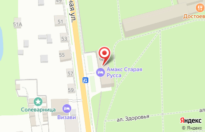 Санаторий "АМАКС Старая Русса" на карте