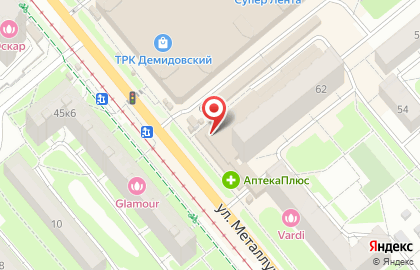 Магазин мяса и колбасных изделий в Пролетарском районе на карте