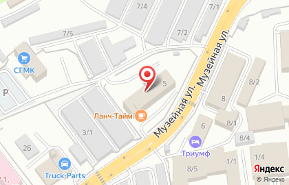 Торговый дом Строитель в Центральном районе на карте