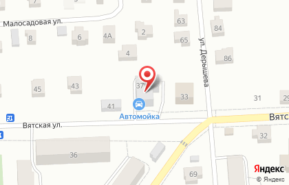Автомойка в Кирове на карте