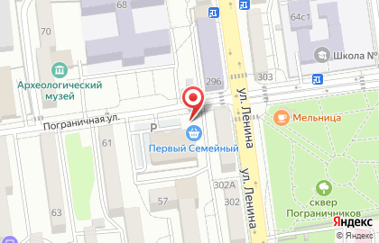 Поле Чудес на Пограничной улице на карте