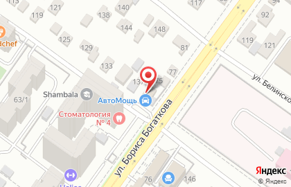 Выездной автосервис на улице Бориса Богаткова на карте