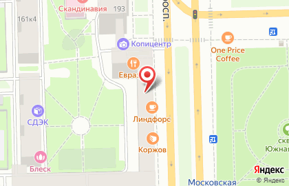 Магазин ювелирных изделий Стильное Серебро на Московском проспекте на карте