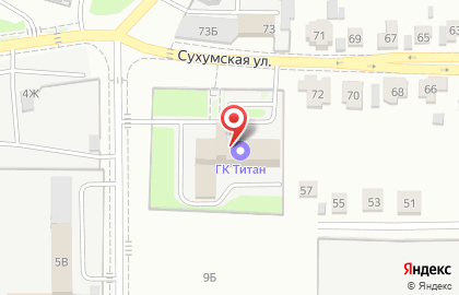 Группа компаний Титан в Первомайском районе на карте