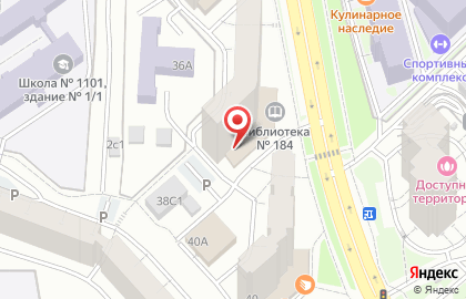 ЦБС ЮЗАО Библиотека №184 Детский подростковый клуб на карте