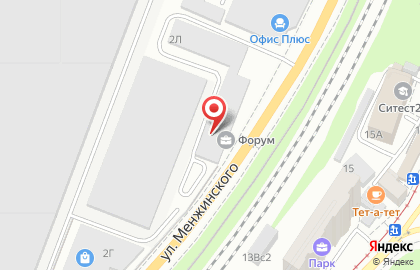Производственно-торговая фирма Феррум на улице Менжинского на карте