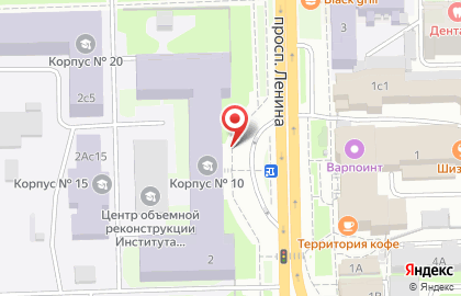 Российская академия правосудия на проспекте Ленина на карте