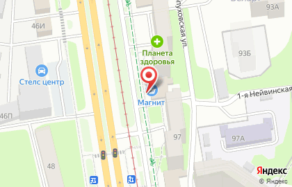 Супермаркет Магнит на улице Героев Хасана на карте