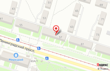 Магазин разливного пива на Ленинградском проспекте на карте