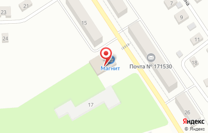 Гипермаркет Магнит в Твери на карте