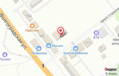 Магазин стройматериалов в Астрахани на карте