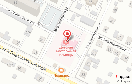 Станция скорой медицинской помощи в Металлургическом районе на карте