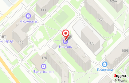Салон-парикмахерская НикОль в Вологде на карте