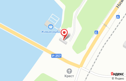 Рыбное хозяйство Руслов в Нижном проезде на карте