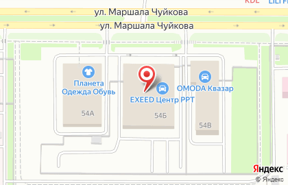 Автосалон EXEED ЦЕНТР РРТ на улице Маршала Чуйкова на карте