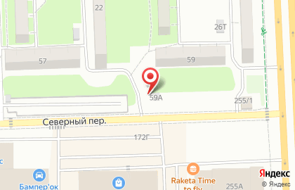 Автосалон Motor в Северном переулке на карте