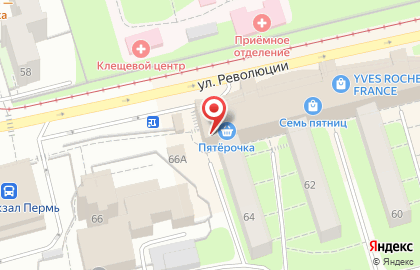 Магазин кожи и меха Московский в Свердловском районе на карте